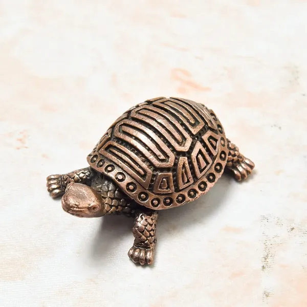 _0.6_inches,_Copper_Handmade_Turtle_|_Kurma_|_Tortoise,_30_Grams,_Patina_Antique_Finish,_Pack_of_1_Piece