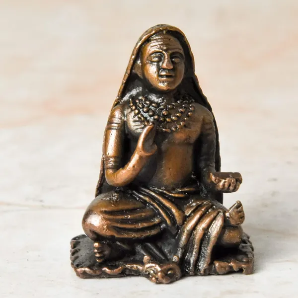 _1.25_inches,_Copper_Handmade_ShankaraCharya_Idol_,_40_Grams_,_Patina_Antique_Finish_,_Pack_of_1_Piece