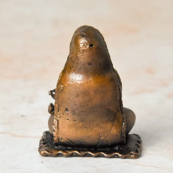 _1.25_inches,_Copper_Handmade_ShankaraCharya_Idol_,_40_Grams_,_Patina_Antique_Finish_,_Pack_of_1_Piece