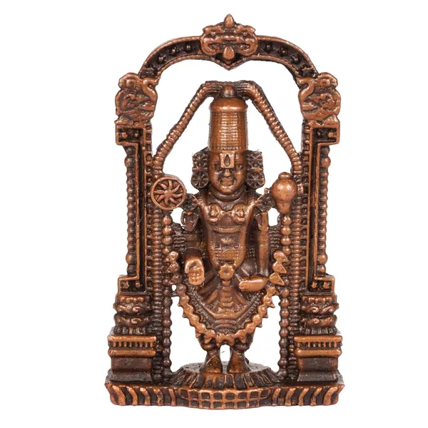 Decor_,_2_inches,_Handmade_Copper_Balaji_Idol_Spl,_40_Grams,_Patina_Antique_Finish,_Pack_of_1_Piece