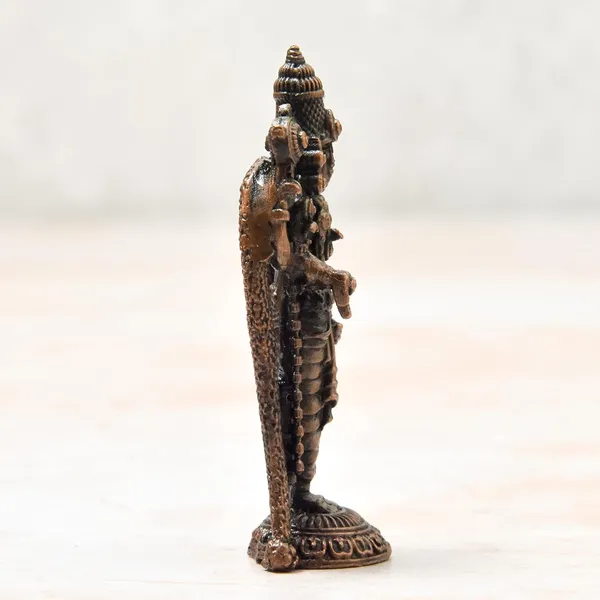 _2.6_inches,_Handmade_Copper_Balaji_Idol_,_40_Grams_,_Patina_Antique_Finish_,_Pack_of_1_Piece