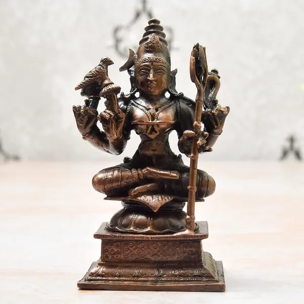 _4_inches,_Copper_Handmade_Meenakshi_Devi_|_kamakshi_Devi_Idol,_430_Grams_,_Patina_Antique_Finish_,_Pack_of_1_Piece