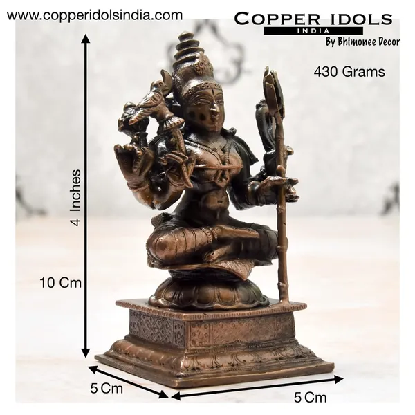 _4_inches,_Copper_Handmade_Meenakshi_Devi_|_kamakshi_Devi_Idol,_430_Grams_,_Patina_Antique_Finish_,_Pack_of_1_Piece