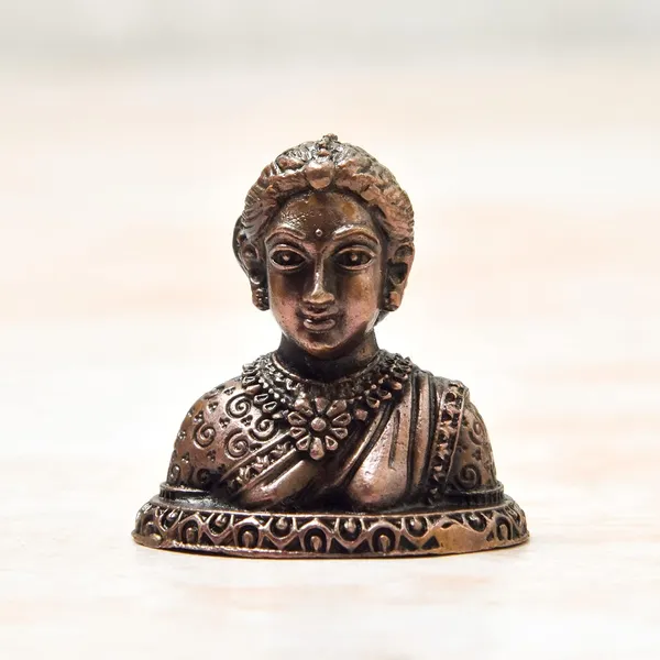 _1.5_inches,_Handmade_Copper_Gowri_Idol,_50_Grams_,_Patina_Antique_Finish_,_Pack_of_1_Piece
