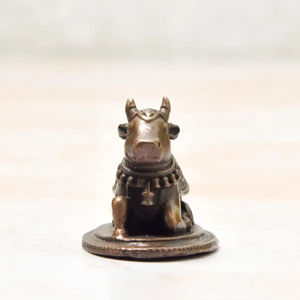 _1.25_inches,_Copper_Handmade_Nandi_Idol,_60_Grams,_Patina_Antique_Finish,_Pack_of_1_Piece