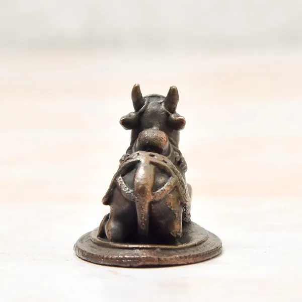 _1.25_inches,_Copper_Handmade_Nandi_Idol,_60_Grams,_Patina_Antique_Finish,_Pack_of_1_Piece