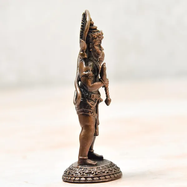 _2.75_inches,_Handmade_Copper_Hanuman_Idol,_65_Grams,_Patina_Antique_Finish,_Pack_of_1_Piece