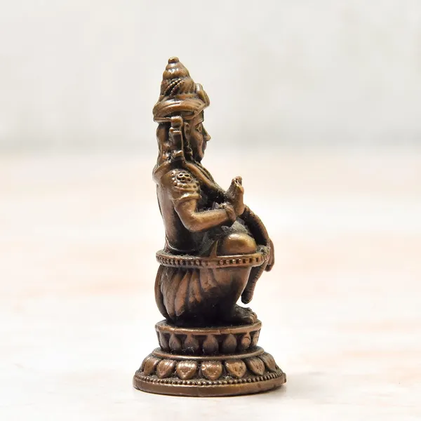 _2.25_inches,_Handmade_Copper_Ayyappa_Swamy_Idol,_70_Grams,_Patina_Antique_Finish,_Pack_of_1_Piece