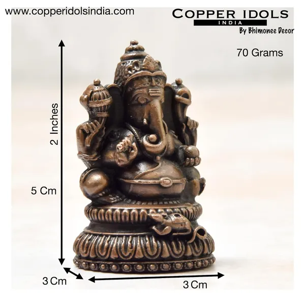 _2_inches,_Handmade_Copper_Hollow_Ganesha_Idol_,_70_Grams_,_Patina_Antique_Finish_,_Pack_of_1_Piece