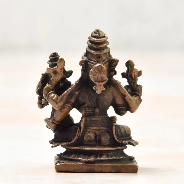 1.9_inches,_Copper_Handmade_Lakshmi_Narashimha_Idol,_80_Grams_,_Patina_Antique_Finish,_Pack_of_1_Piece