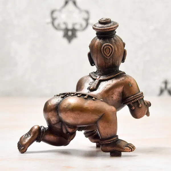 _4_inches,_Handmade_Copper_Bal_Krishna_Idol,_810_Grams_,_Patina_Antique_Finish_,_Pack_of_1_Piece