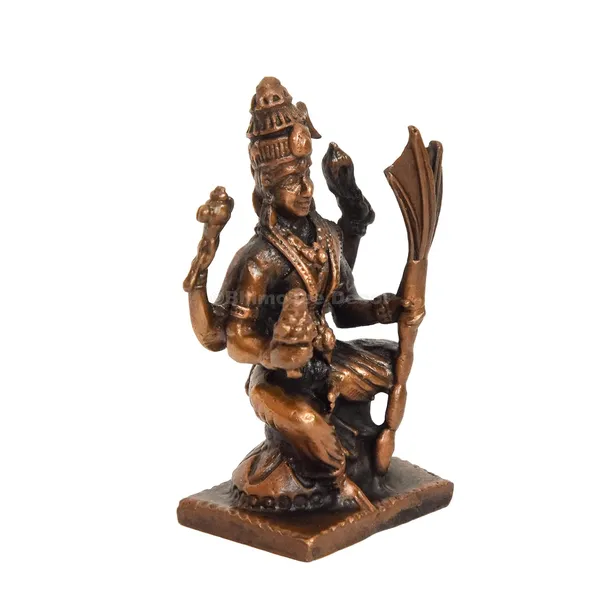 Decor_Handmade_Copper_Rajarajeshwari_Idol_2.25_inches,_Patina_Antique_Finish,_1_Piece