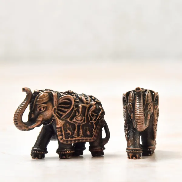 _1_inch_Small,_Handmade_Copper_Elephant_Set,_90_Grams_Pair_Weight,_Patina_Antique_Finish,_Pack_of_2_Piece