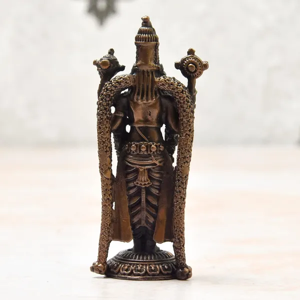_3.5_inches,_Handmade_Copper_Balaji_Idol,_90_Grams_,_Patina_Antique_Finish_,_Pack_of_1_Piece