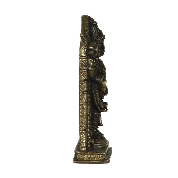 Decor_Copper_Handmade_Venkateswara_Swamy__Lord_Balaji_3.8_inches_Idol_Statue_Showpiece_for_Home_Temple_Decor_II_Office_Desk_II_Nice_Gift_Ideal_for_Good_Luck_Wishes_II