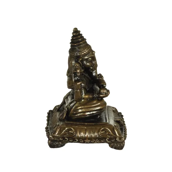 Decor_Copper_Handmade_Ganesha_2.1_inches_Sitting_Idol_Statue_Showpiece_for_Home_Temple_Decor_II_Office_Desk_II_Nice_Gift_Ideal_for_Good_Luck_Wishes_II
