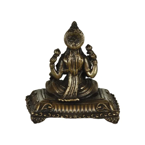 Decor_Copper_Handmade_Lakshmi_2.1_inches_Sitting_Idol_Statue_Showpiece_for_Home_Temple_Decor_II_Office_Desk_II_Nice_Gift_Ideal_for_Good_Luck_Wishes_II