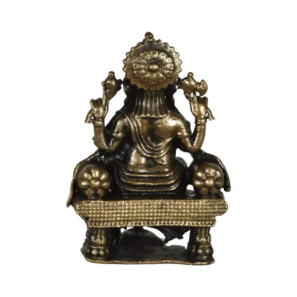 Decor_Copper_Handmade_Darbar_Ganesha_2.5_inches_Sitting_Idol_Statue_Showpiece_for_Home_Temple_Decor_II_Car_Dashboard_Decor_II_Office_Desk_II_Nice_Gift_Ideal_for_Good_Luck_Wishes_II