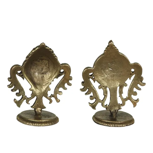 Decor_Copper_Handmade_Small_Shanku_Chakra_Duo_2_inches_Showpiece_for_Home_Temple_Decor_II_for_Pooja_II_Office_Desk_II_Nice_Gift_Ideal_for_Good_Luck_Wishes_II