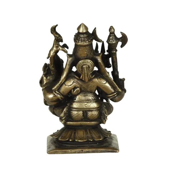Decor_Copper_Handmade_Lord_Shiv_Parwati_Idol__Shiv_Parivar_3_inches_Idol_Statue_for_Home_Temple_Decor_II_Office_Desk_II_Nice_Gift_Ideal_for_Good_Luck_Wishes_II