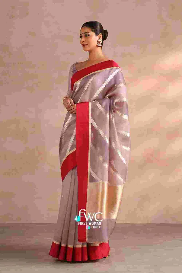 Woven_Kanjivaram,Banarasi_Jacquard_Soft_Silk_Saree