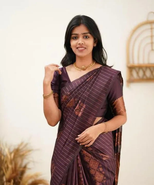 Purple_Woven_Kanjivaram_Banarasi_Jacquard_Sari