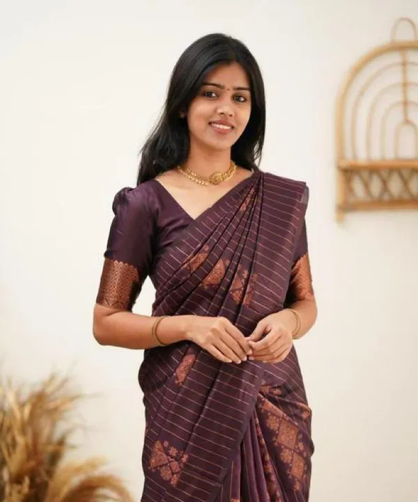 Purple_Woven_Kanjivaram_Banarasi_Jacquard_Sari