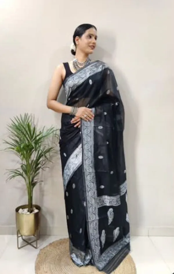 Woven_Kanjivaram,Banarasi_Jacquard_SOFT_SILK_SAREE