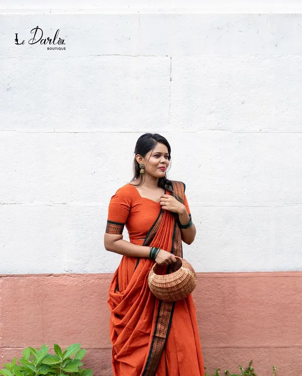 Kanjivaram_Silk_Zari_Half_Saree_Lehenga_With_Blouse_Along_With_Banarsi_Silk_Dupatta