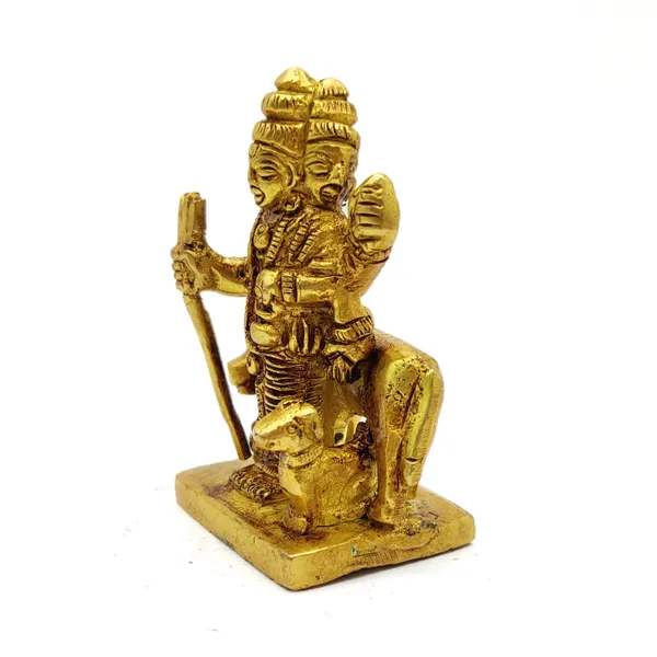 Brass_Dattatreya_Ji_Murti_Sitting_Idol_For_Your_Home_Puja_Pooja_Room_Golden_(7_X_5_X_3.5_Cm)