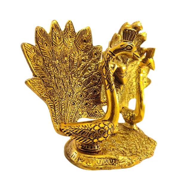 Krishna_playing_flute_with_more_Figurine_Metal_gold