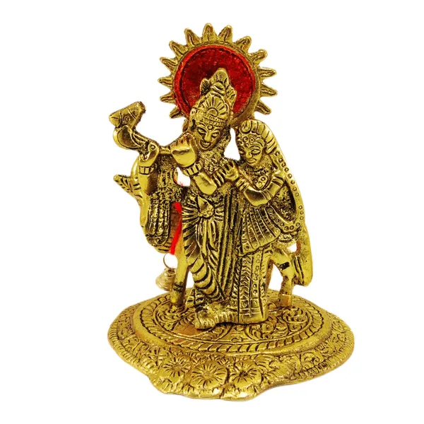 Golden_Metal_Radha_Krishna_With_Cow_Statue_Metal_Showpiece