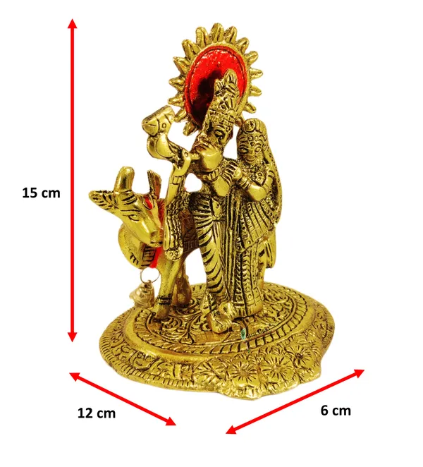 Golden_Metal_Radha_Krishna_With_Cow_Statue_Metal_Showpiece
