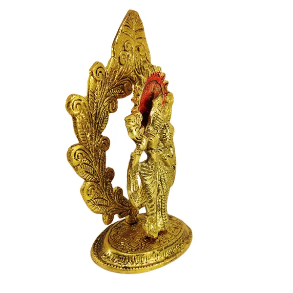 Radha_Krishna_Figurine_Metal_gold_@15cm