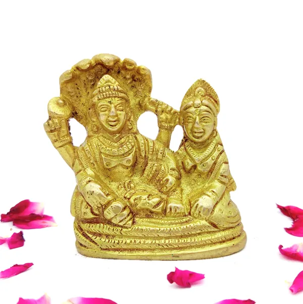 Brass_Lord_Vishnu_And_Lakshmi_Ji_On_Sheshnaag_Ji_Murti_Idol_Figurine_Statue_For_Your_Home_Puja_Pooja_Room_Golden_(8_X_8_X_3_Cm)