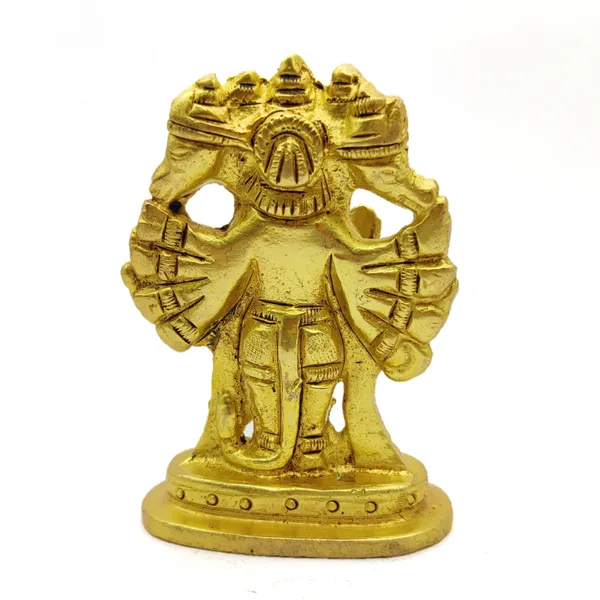 Brass_Panch_Mukhi_Hanuman_Ji_Murti_Standing_Idol_For_Your_Home_Puja_Pooja_Room_Golden_(8_X_5.5_X_3_Cm)