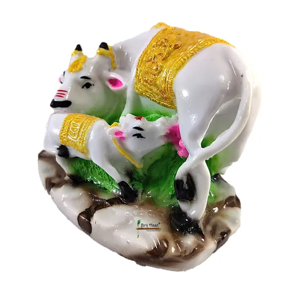 kamdhenu_Cow_with_Calf_drinking_milk_Showpiece_White