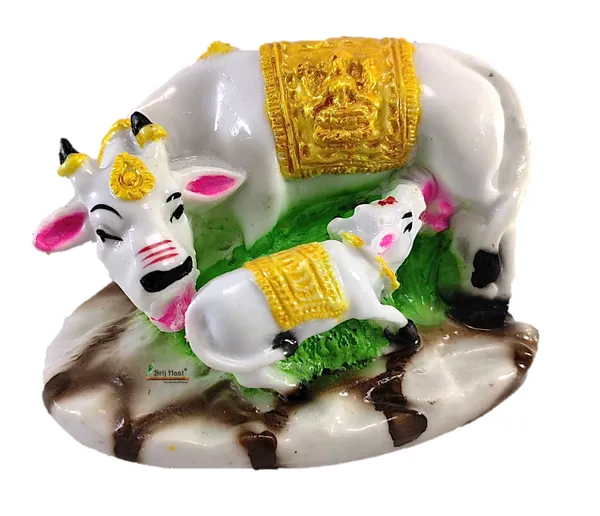 kamdhenu_Cow_with_Calf_drinking_milk_Showpiece_White