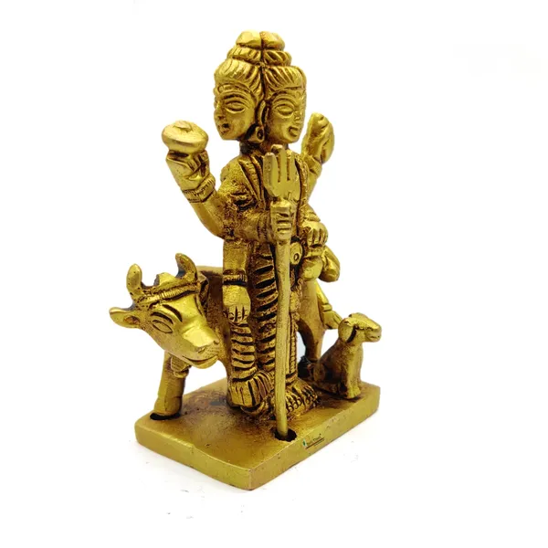 Brass_Dattatreya_Ji_Murti_Sitting_Idol_For_Your_Home_Puja_Pooja_Room_Golden_(9_X_6.5_X_4_Cm)
