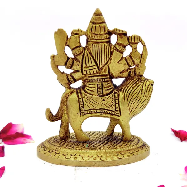 Brass_Maa_Durga_Ji_Murti_Idol_For_Your_Home_Puja_Pooja_Room_Golden_(8_X_6_X_4_Cm)