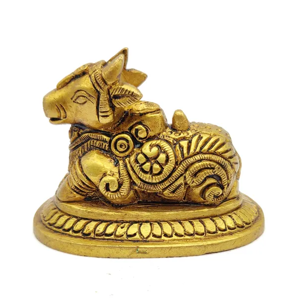 Brass_Nandi_Ji_Murti_Idol_Figurine_Statue_For_Your_Home_Puja_Pooja_Room_Golden_(_8_X_6_X_5_Cm_)