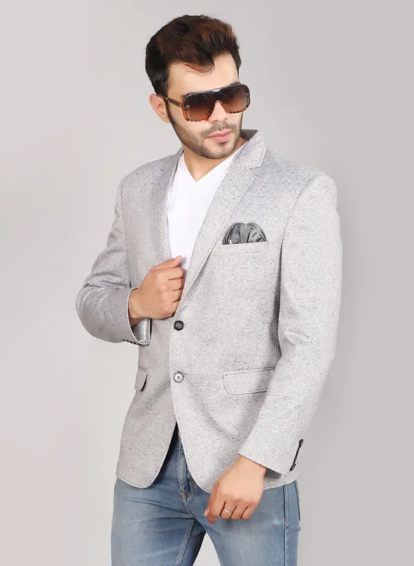 LA SCOOT Blazer Coats Wool Formal Wear Regular fit Notch Collar Basic Solid Regular Coat La Scoot Price in India Buy LA SCOOT Blazer Coats