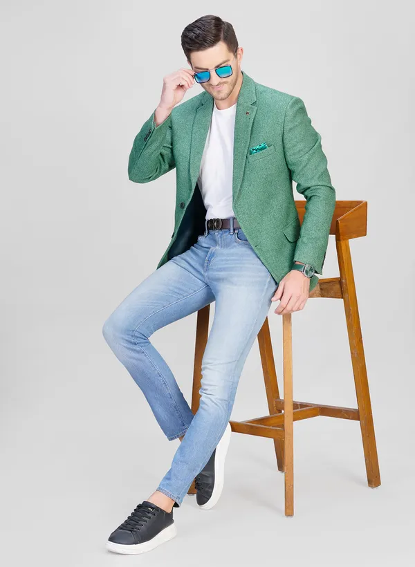 LA SCOOT Blazer Coats Polyester Cotton Formal Wear Regular fit Notch Collar Basic Self Regular Coat La Scoot Price in India Buy LA SCOOT Blazer Coats Polyester Cotton Formal