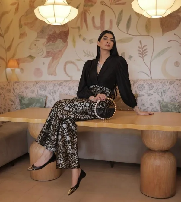 Raw_Silk_Formal_Coord_Set_With_Brocade_Pants