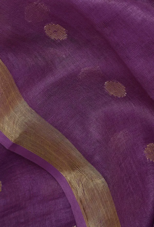 Gold_Zari_Handloom_Linen_Weaving_Motif_Dupatta_for_women's_(Purple)