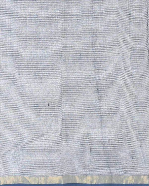 Handloom_Art_Silk_Organza_Net_Two_Dye_Blue_and_Cyan_Bhagalpuri_Saree