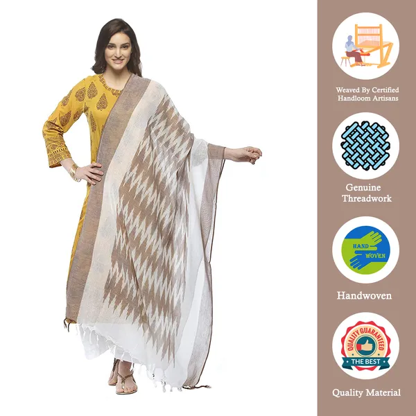 Linen_Cotton_Bhaglpuri_Handloom_Ikkat_Dupatta_for_women's_(Brown)