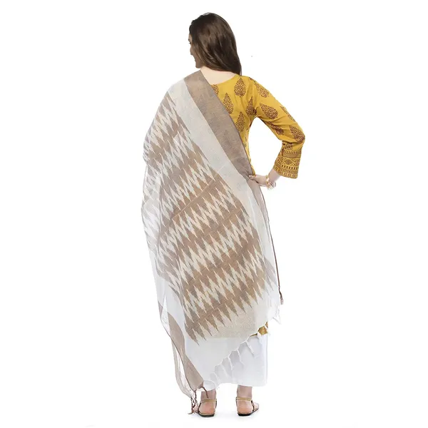 Linen_Cotton_Bhaglpuri_Handloom_Ikkat_Dupatta_for_women's_(Brown)