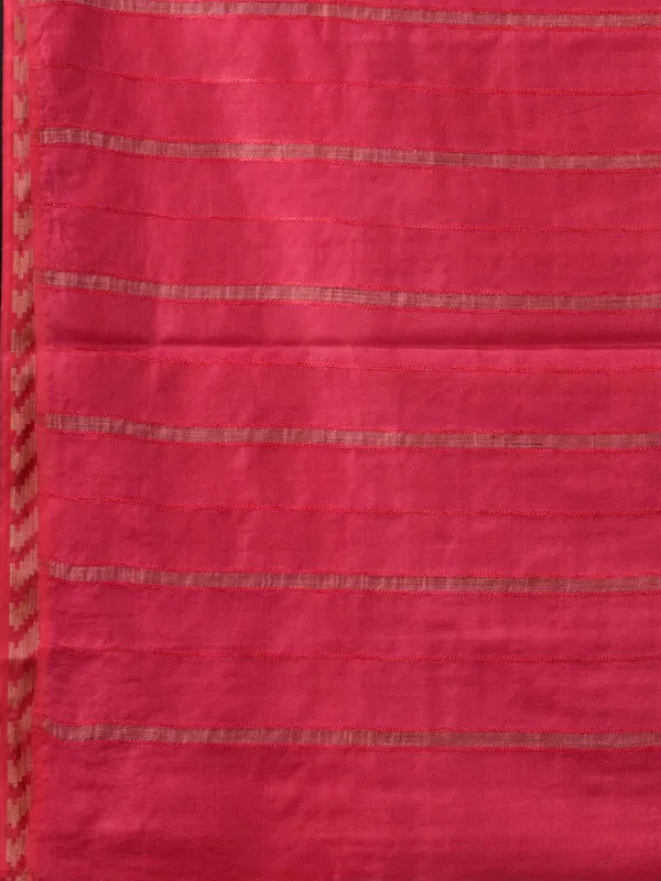 Handloom_Multi_Dye_Bhagalpuri_Semi_Tussar_Silk_Saree_with_Blouse_Piece_(Troit_Grey_&_Poppy_Pink)