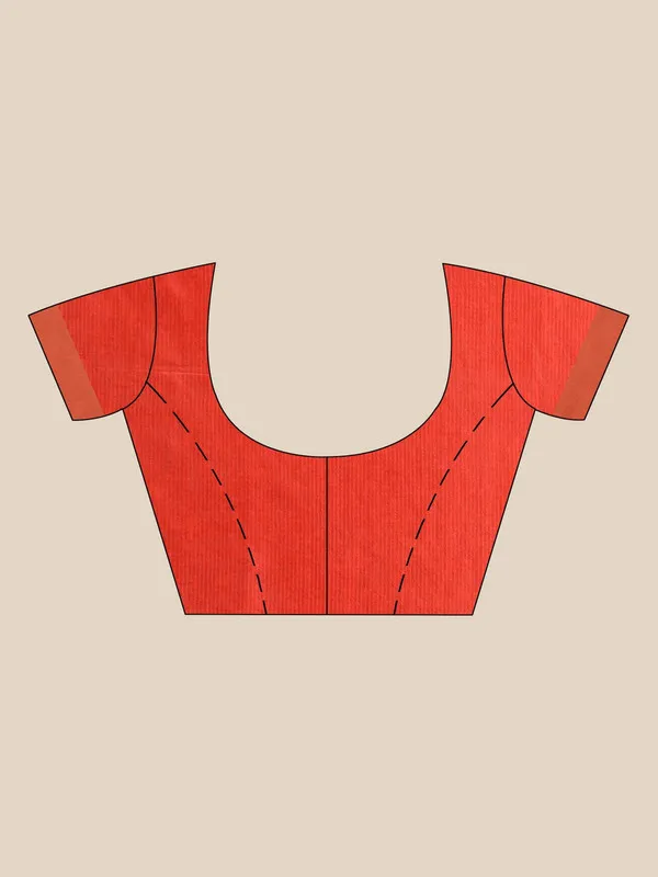 Handloom_Tussar_Munga_Silk_Handloom_Blend_Red_Saree